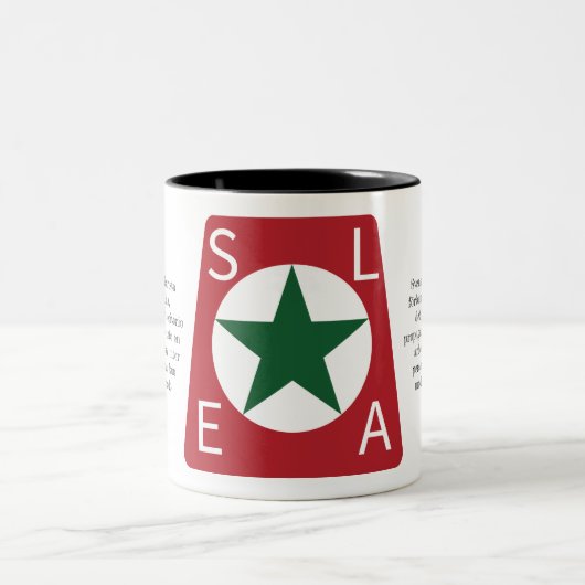 SLEA mugg - SLEA taso Zweifarbige Tasse (Mittel)