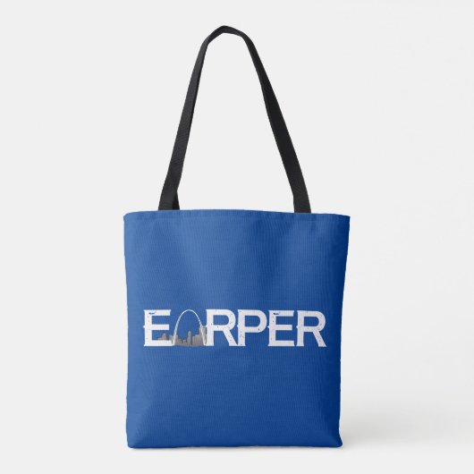 Slearper Tote Bag - Royal Blue Tasche (Rückseite)