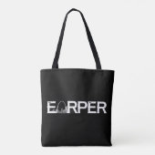 Slearper Tote Bag - Schwarz Tasche (Rückseite)