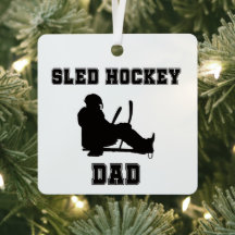 Sled Hockey Vater Weihnachten