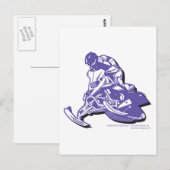 SLEDDER-Purp Postkarte (Vorne/Hinten)