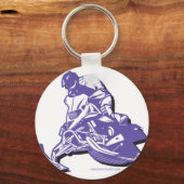 SLEDDER-Purp Schlüsselanhänger (Vorderseite)