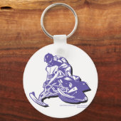 SLEDDER-Purp Schlüsselanhänger (Vorderseite)