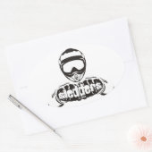 Sledders.com Oval Window Stickers (Umschlag)