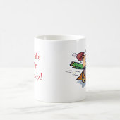 Sledding, bremse ich für niemand! kaffeetasse (Mittel)