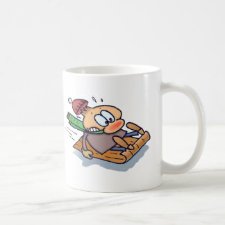 Sledding, bremse ich für niemand! kaffeetasse