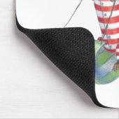 Sledding Dachshunds Mousepad (Ecke)