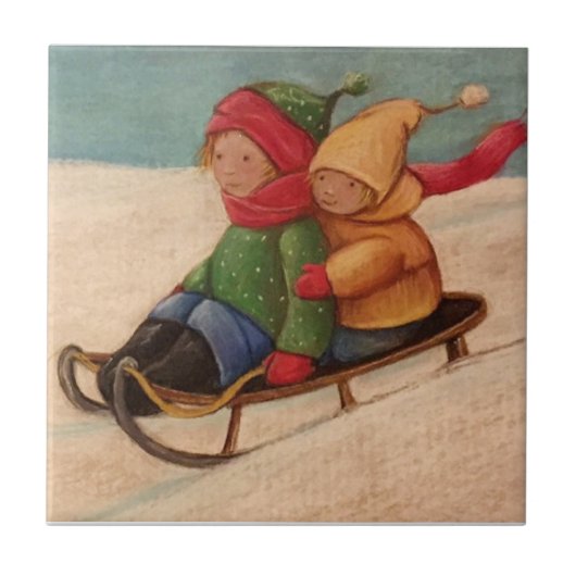 Sledding Fliese (Vorderseite)