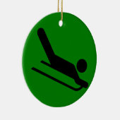 Sledding Keramikornament (Rechts)