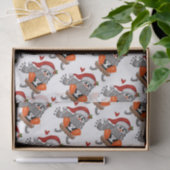 Sledding Penguin Seidenpapier (Geschenk)