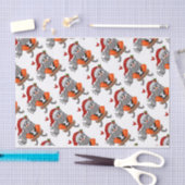 Sledding Penguin Seidenpapier (Handwerk)