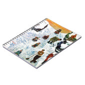 Sledding und graben heraus notizblock (Linke Seite)