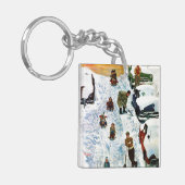 Sledding und graben heraus schlüsselanhänger (Vorderseite links)