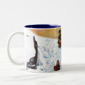 Sledding und graben heraus zweifarbige tasse (Links)