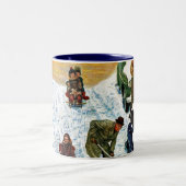 Sledding und graben heraus zweifarbige tasse (Mittel)