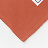 Sledding und Ski fahren an Vosges-Plakat Fleecedecke (Ecke)