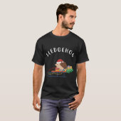 Sledgehog, Funny Süße Tier Igel Weihnachten T-Shirt (Vorne ganz)