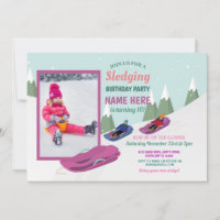 Sledging Birthday Party Slots Snowboard Foto