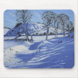 Sledging Derbyshire Höchstbezirk 2012 Mousepad