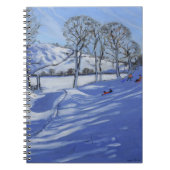 Sledging Derbyshire Höchstbezirk 2012 Notizblock (Vorderseite)