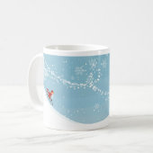 Sledning Fun Wintertime Tasse (Vorderseite Links)