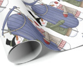 Sledson Couple Geschenkpapier (Rolleneckpunkt)