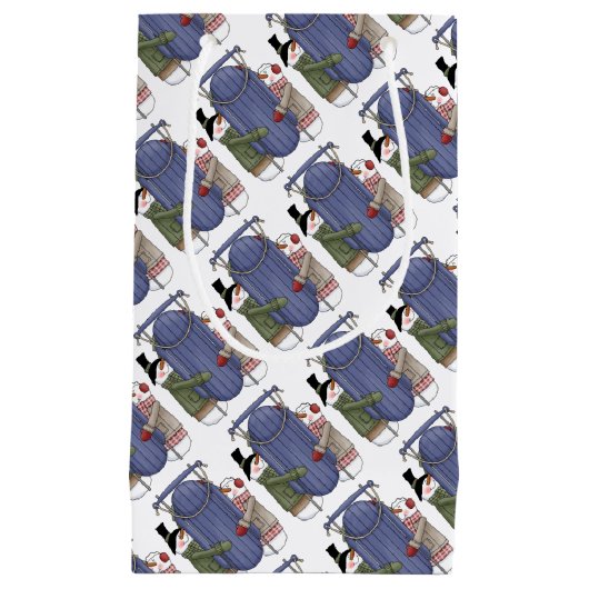 Sledson Couple Kleine Geschenktüte (Vorderseite)