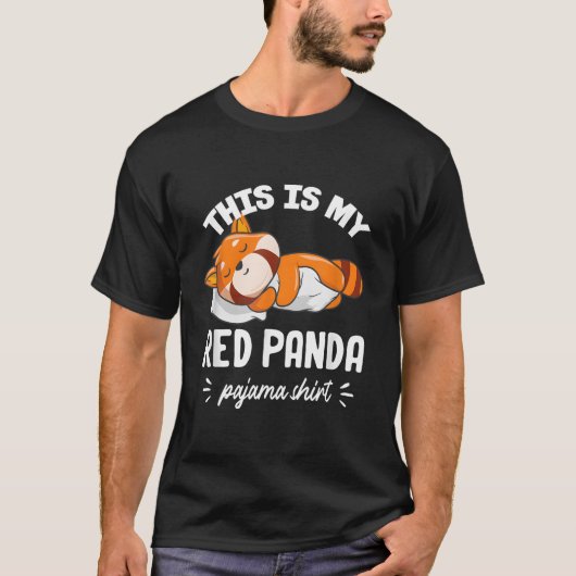 Sleeg Red Panda Red Panda Fan T-Shirt (Vorderseite)