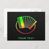 Sleek Accordion Postkarte (Vorne/Hinten)