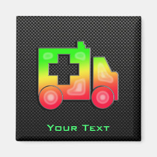 Sleek Ambulance Magnet