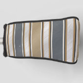 Sleek and Modern Stripe Pattern Golf Putter Cover Golf Headcover (Vorderseite)