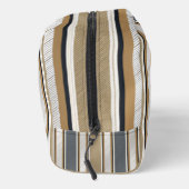 Sleek and Modern Stripe Pattern Waschbeutel (Rechts)