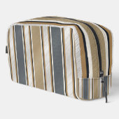 Sleek and Modern Stripe Pattern Waschbeutel (Rechte Ecke)