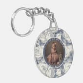 Sleek Anniversary Gifts For Her Rose Flower Schlüsselanhänger (Vorderseite links)