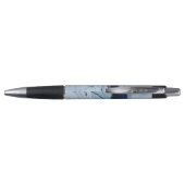 Sleek Arctic Frost Glacier Elegante Pen Kugelschreiber (Rückseite)