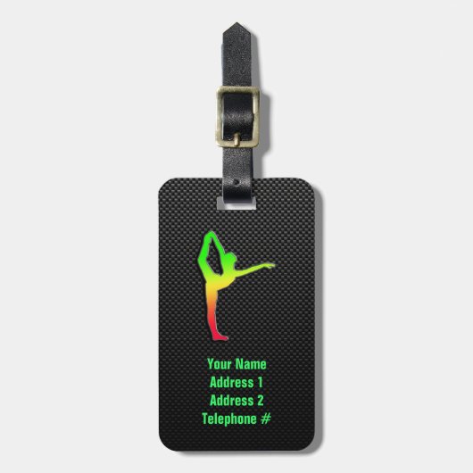 Sleek Ballet Gepäckanhänger (Vorderseite vertikal)