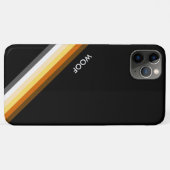 Sleek Bear Prilag WOOF Case-Mate iPhone Hülle (Rückseite (Horizontal))