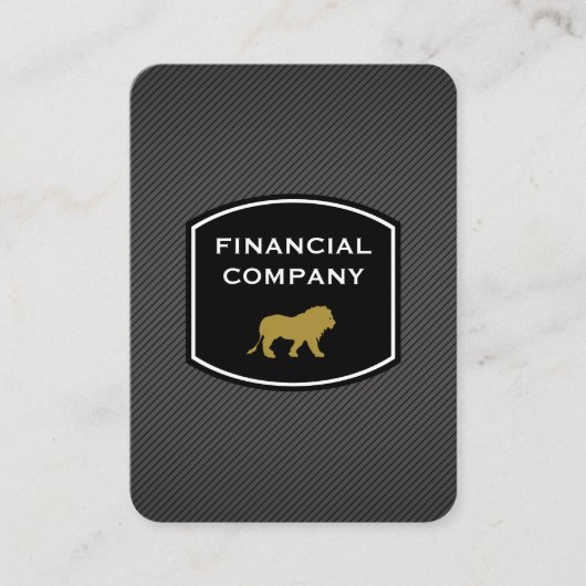 Sleek Beruflich / Lion Visitenkarte (Vorderseite)