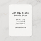 Sleek Beruflich / Lion Visitenkarte (Rückseite)