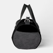 Sleek Black Bold Typografy Minimalistisch Soccer F Duffle Bag (Rechts)