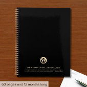 Sleek Black Business Planner Planer