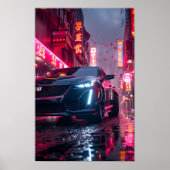 Sleek Black Cadillac CT5 Car Wallpaper Poster (Vorne)