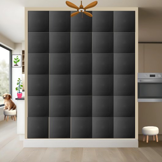 Sleek Black Keramik Tile | Stylish Custom Zuhause Fliese