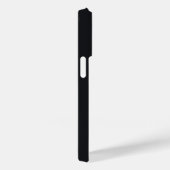 Sleek Black Mit Monogramm Business Identity Giveaw Case-Mate iPhone Hülle (Rückseite / Rechts)