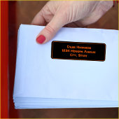 Sleek Black Modern Tech Abschluss