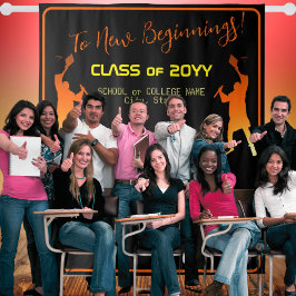 Sleek Black Modern Tech Abschluss Wandteppich