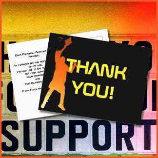 Sleek Black Modern Tech Graduation Postkarte