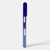 Sleek blue Ombre - iPhone 16 Case (Rückseite / Rechts)