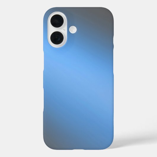 Sleek Blue Ombre - iPhone 16 Fall Case-Mate iPhone Hülle (Rückseite)