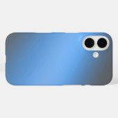 Sleek Blue Ombre - iPhone 16 Fall Case-Mate iPhone Hülle (Rückseite (Horizontal))